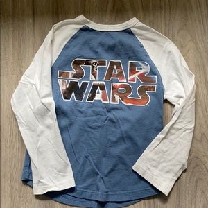 Star Wars t-shirt, boys 5-6, baseball cut